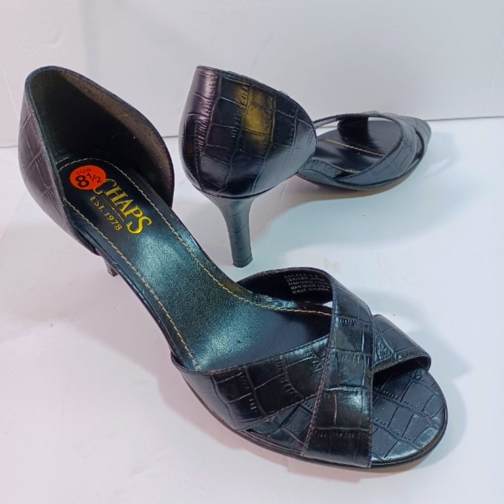 Chaps est. 1978, Pumps/Slip-on Heels, Black, Size: 8.5